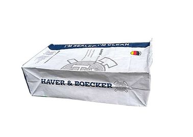 Sacs en papier de fond plat de sacs en papier de Multiwall Papier d'emballage de 3 couches avec le revêtement de PE à l'intérieur