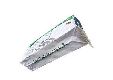 Sacs en papier multicouche de Papier d'emballage de catégorie comestible de sacs en papier du bon de stabilité fond blanc de place
