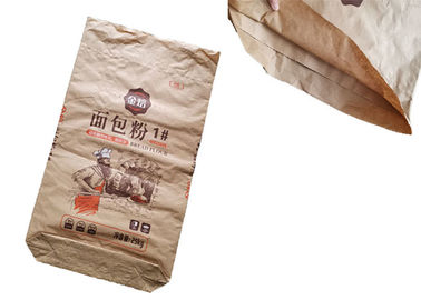 Emballage ouvert cousu de matière première de nourriture de sacs en papier de Multiwall de bouche d'industrie chimique