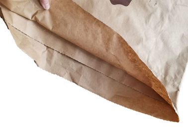 Le papier ouvert de Multiwall de sacs en papier de Multiwall de bouche cousu par emballage d'hygiène renvoie inodore