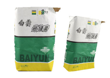 Le papier peint multi biodégradable renvoie des sacs en papier d'emballage de ciment de poudre de farine de sable