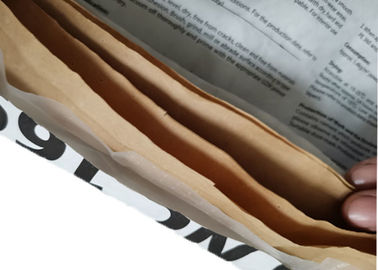 Flexo imprimant vie active de haute résistance des sacs en papier 60g-120g/M2 de fond plat la longue