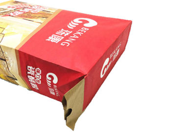 Stabilité porteuse forte de sacs en papier d'emballage de ciment de matériaux de construction bonne