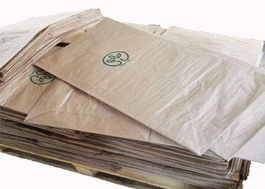 Le fond durable de pincement de pp Papier d'emballage met en sac la pollution écologique de matière de charge 25kg libre