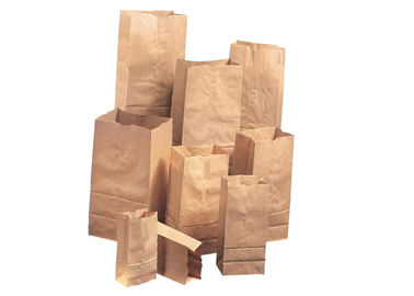 Sacs en papier du fond de bloc de catégorie comestible pour l'hygiène de lait en poudre empaquetant 60g-120g/M2