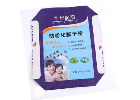 Sac valve encollé pour joint de carrelage céramique