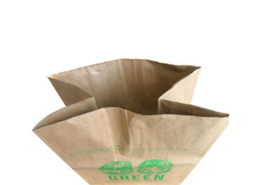 Les sacs en papier faits sur commande de Papier d'emballage ajustent de grands sacs de papier étanches à l'humidité inférieurs de feuille
