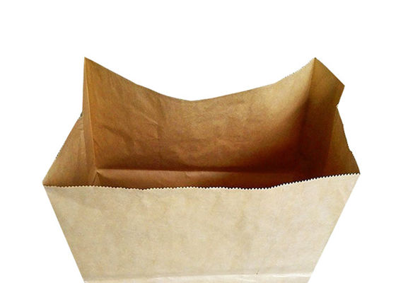 300x400x900mm sacs en papier ouverts de pelouse de papier de la bouche et de pelouse de Multiwall Papier d'emballage d'ordures