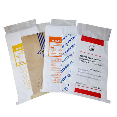 sacs en papier de 5kg 10kg 25kg Multiwall Papier d'emballage pour l'emballage de grain