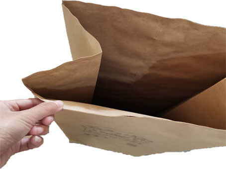 Sacs en papier collés résistants inférieurs de pelouse de Multiwall de valve de bloc de Wast