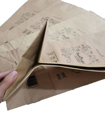 Pelouse des détritus végétaux 300mm et sac étanches à l'humidité de feuille avec le logo