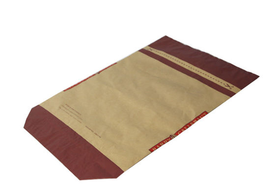 25kg emballant le sac multi de papier d'emballage de mur pour le fond matériel chimique de place