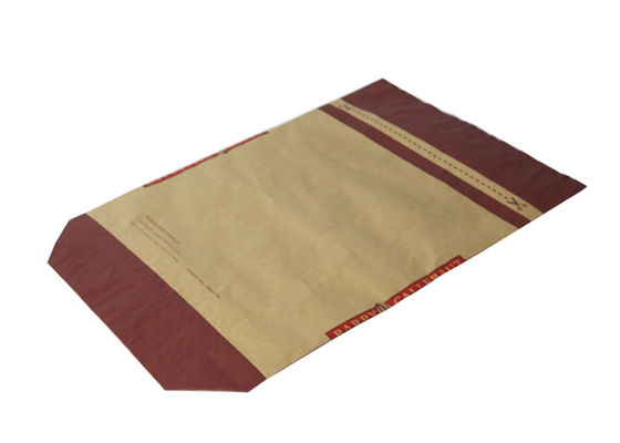 Copie imperméable de Flexo de sacs en papier de H70mm Multiwall Papier d'emballage