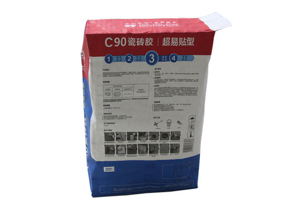 20KG 25KG a collé le mortier de ciment d'industrie chimique de sacs en papier de Multiwall Papier d'emballage de valve