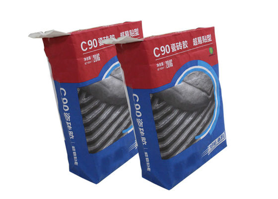 Sacs en papier multicouches à soupape collée pour emballages durables de 10 kg à 50 kg de capacité et résistance à l'humidité