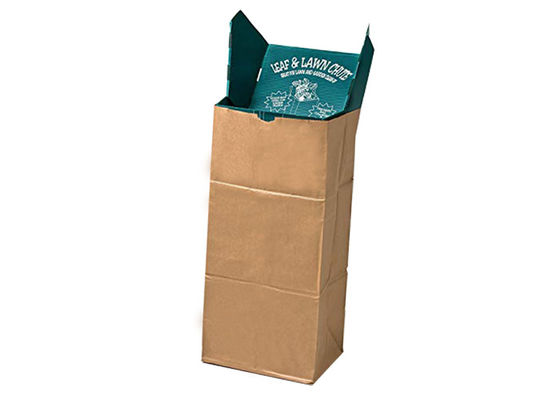 Sac de papier écologique de papier d'emballage de collecte des déchets de sac de déchets de cuisine de 20 microns