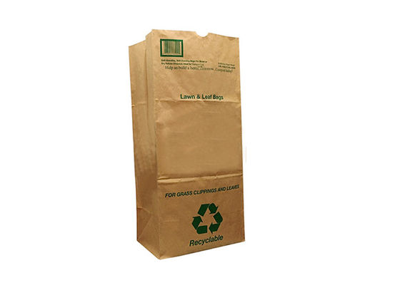 Sac de papier écologique de papier d'emballage de collecte des déchets de sac de déchets de cuisine de 20 microns