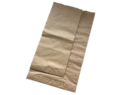 Les sacs en papier 20kg 25kg de Papier d'emballage réutilisés par taille faite sur commande ont collé des sacs en papier de Multiwall