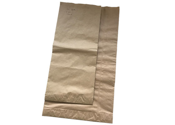 Grande vitesse remplissant biens résistants de sacs en papier de Papier d'emballage 3 couches de sac de PE à l'intérieur