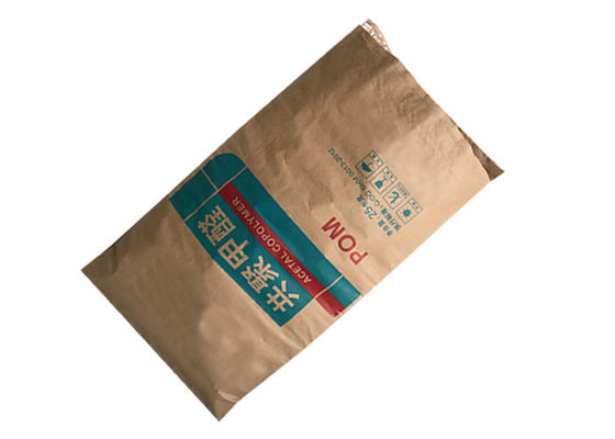 7 sacs en papier de impression 65g-130g/M2 facilement ouvrable étanche à l'humidité de Multiwall Papier d'emballage de couleur