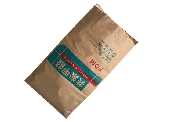 sacs en papier ouverts Papier d'emballage de Multiwall de la bouche 25kg cousus par mécanisme