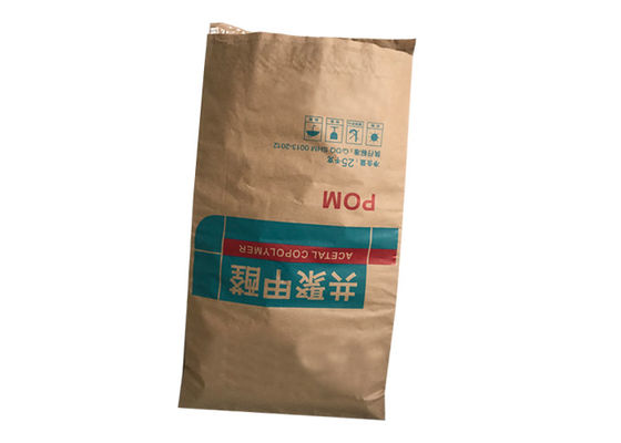 copie ouverte de Flexo de sacs en papier de Multiwall de la bouche 10kg cousue par 20kg