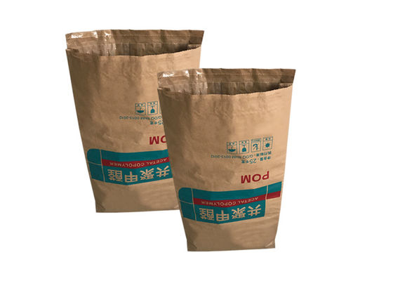 sacs en papier ouverts de la bouche 60g-120g/M2 pour le ciment empaquetant la bouche trapézoïdale