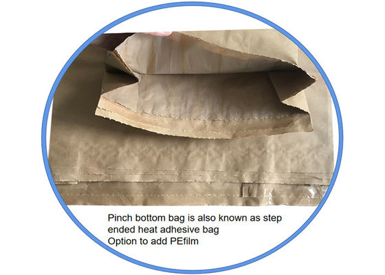 Sac à papier d'emballage ouvert collé écologique de bouche M Fold Heat Sealed