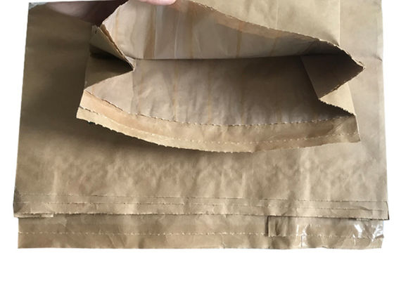 Sac de papier inférieur de paquet de nourriture de sac de papier de pincement biodégradable de haute résistance