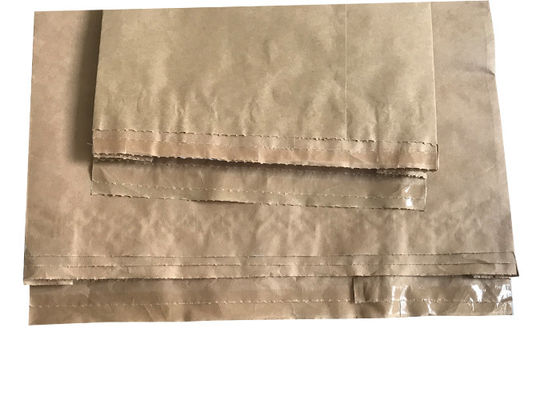 Les sacs en papier ouverts cousus de haute résistance de Multiwall de bouche pincent inférieur pour l'emballage