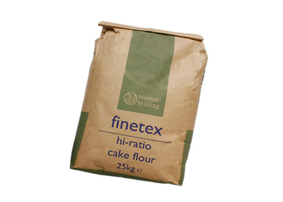 Sacs en papier de la double couche 25kg Multiwall Papier d'emballage pour Cat Litter Animal Feed Packaging