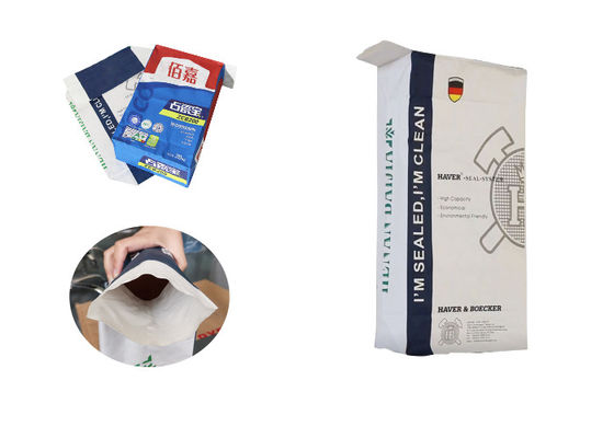 Sacs de valve de papier du sac à papier d'emballage d'amidon prégélatinisé 15kg 20kg 25kg