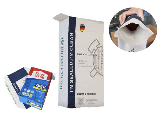 La valve collée de papier d'emballage met en sac 20kg 25kg a déminéralisé la poudre de petit lait