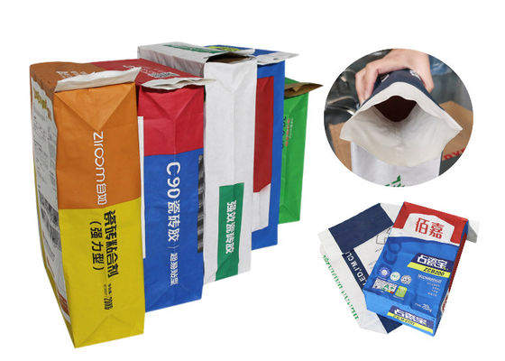 L'agent concret Multiwall Kraft Paper de traitement d'interface met en sac 20kg 25kg