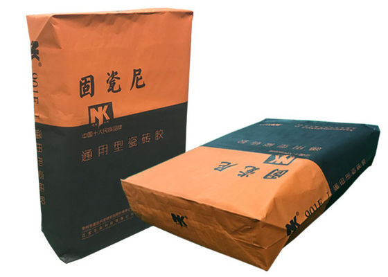Sacs en papier multi industriels de construction de couche pour la poudre 15kg 20kg 25kg de mastic