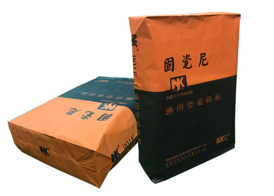 sacs en papier de 4ply Multiwall Papier d'emballage pour la poudre de mastic de résistant à l'eau
