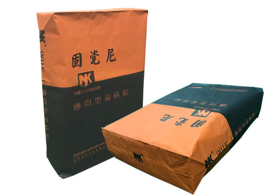 20kgs a collé des sacs en papier de Multiwall Papier d'emballage de valve pour la poudre de mastic