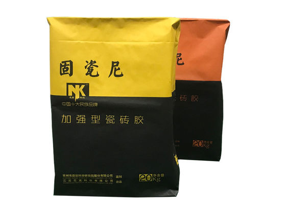 sacs en papier de 4ply Multiwall Papier d'emballage pour la poudre de mastic de résistant à l'eau