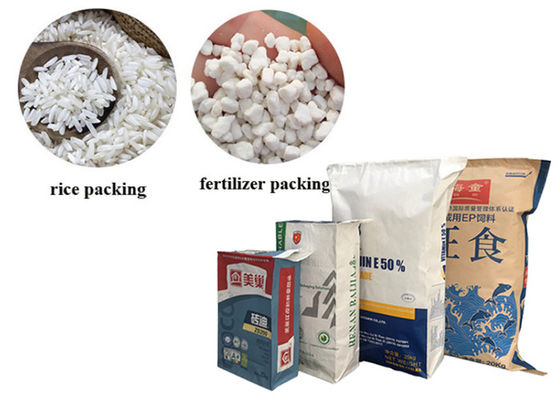 Sac de papier réutilisé qui respecte l'environnement de farine de blé de catégorie comestible de sac de papier de Multiwall emballage