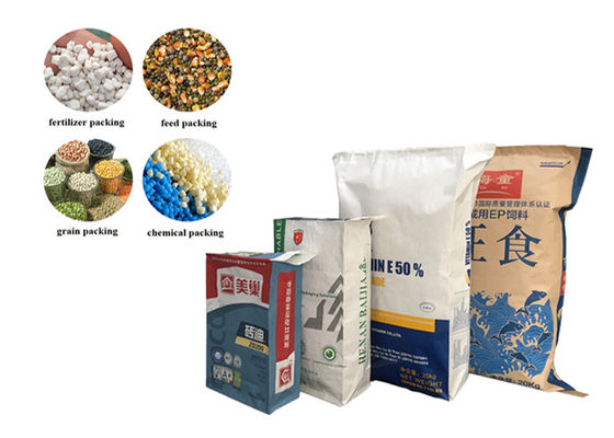 Sac de papier étanche à l'humidité recyclable adapté aux besoins du client d'emballage de matériau de construction de sac de valve