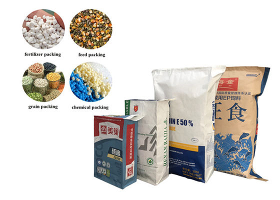 sacs en papier industriels de métier de valve d'utilisation de 10kg 20kg 25kg 50kg pour la substance d'alimentation de nourriture