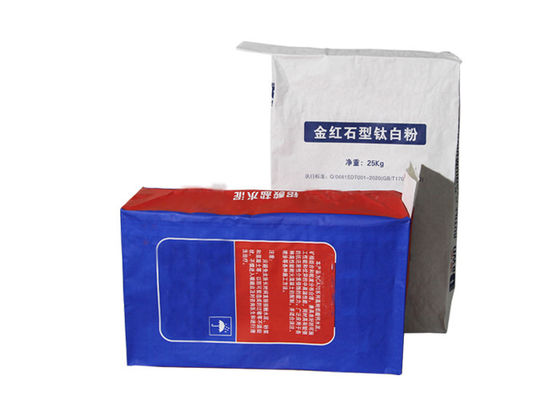 Sac biodégradable à sac de valve de papier de 20kg Multiwall emballage