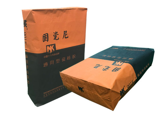 25KG 50KG a collé des sacs en papier de valve de Papier d'emballage sèche l'emballage de mortier
