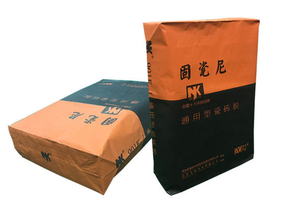 l'emballage de ciment de valve de papier de 25kg emballage met en sac le sac de papier de ciment de papier de 50kg emballage
