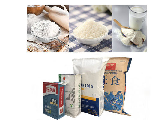 sac de papier d'emballage d'alimentation des animaux de sacs en papier de 25kg 20kg Multiwall pour l'alimentation de bétail