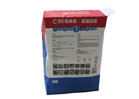 le sac 20kg 25kg de papier de 25kg emballage a adapté le sac aux besoins du client d'emballage de farine de papier d'emballage