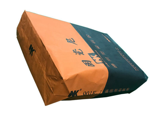 les sacs en papier secs de Multiwall de sac de ciment de mortier de 20kg 25kg 40kg 50kg couvrent de tuiles la poudre adhésive de mastic de mortier de plâtre de sac de valve