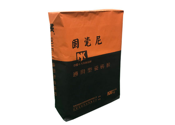 sacs en papier de valve de 20kg 25kg pour la poudre de empaquetage Multiwall matériel blanc