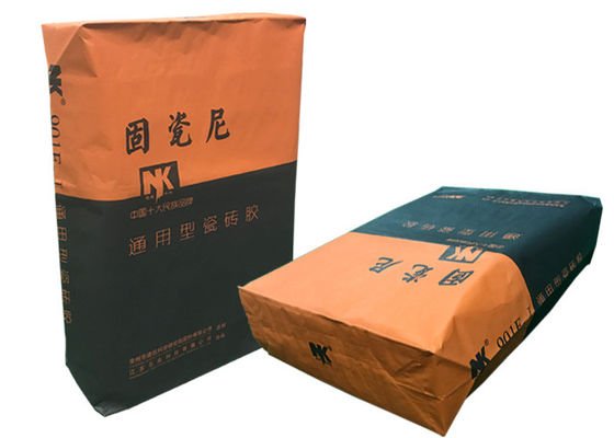 sac de emballage matériel adhésif de sac de valve de sac de papier de 25kg emballage