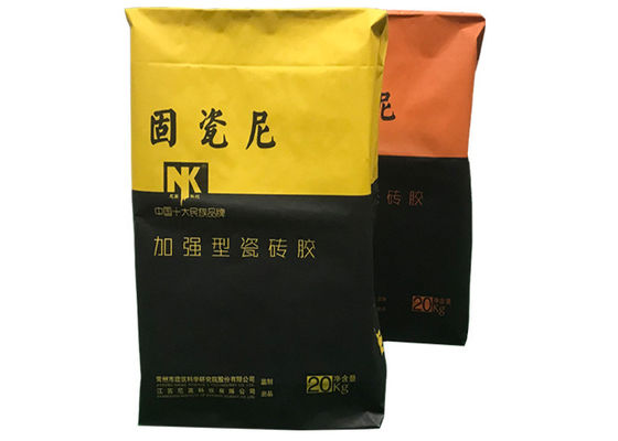Sac inférieur collé de valve de bloc de papier de sac pour emballer des accessoires de décoration intérieure